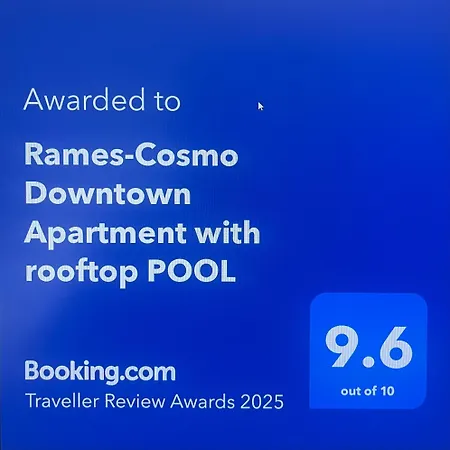 Rames-cosmo Downtown With Rooftop Pool Apartament