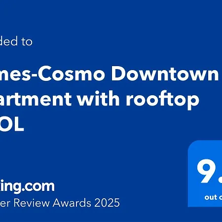 Rames-cosmo Downtown With Rooftop Pool Budapest